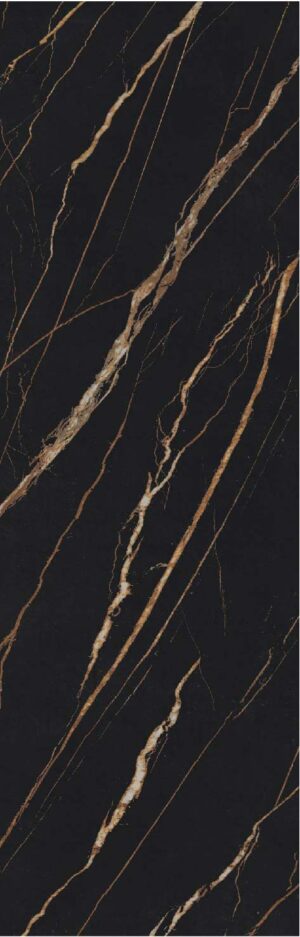 PIEDRA SINTERIZADA NOIR DESIRE MATE 80X300cm 15 MM