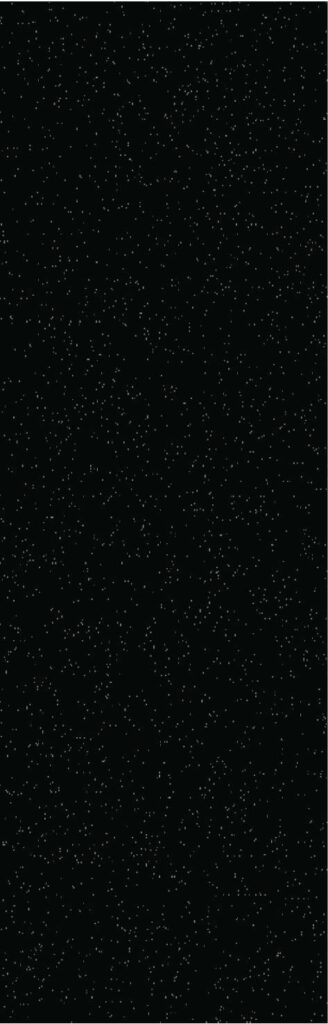 PIEDRA SINTERIZADA GALAXY BLACK FULL BODY MATE 80X300cm 15 MM