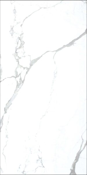 PIEDRA SINTERIZADA STATUARIO NATURAL PULIDO 160X320cm 12 MM