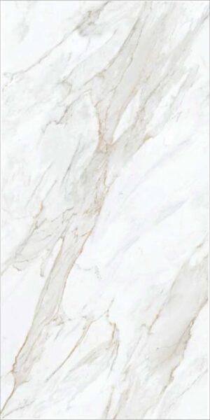 PIEDRA SINTERIZADA CALACUTTA BORGHINI PULIDO 160X320cm 12 MM