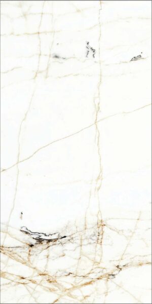 PIEDRA SINTERIZADA AFYON WHITE PULIDO 160X320cm 12 MM