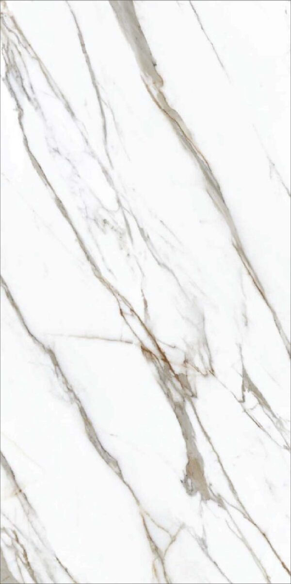PIEDRA SINTERIZADA CALACATA PURO PULIDO 162X324cm 12 MM