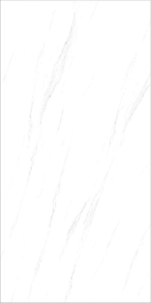 PIEDRA SINTERIZADA INK WHITE CRYSTALLINE GLOSS 160X320cm 12 MM