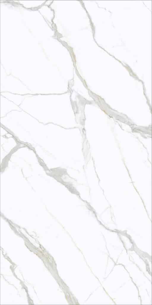 PIEDRA SINTERIZADA CALACATTA SNOW PULIDO 160X320cm 12 MM