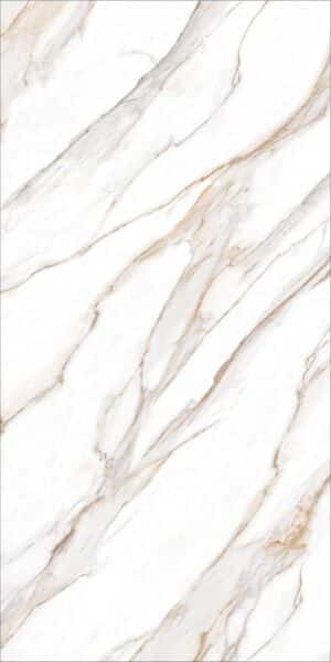 PIEDRA SINTERIZADA ALICE GOLD PULIDO 160X320cm 12 MM