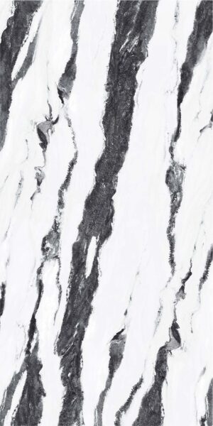 PIEDRA SINTERIZADA PANDA WHITE MATE 160X320cm 12 MM