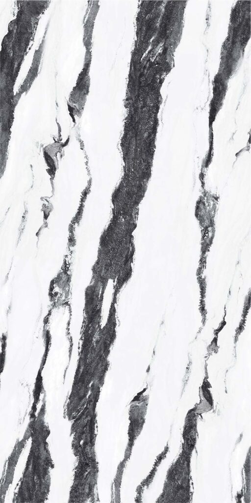 PIEDRA SINTERIZADA PANDA WHITE MATE 160X320cm 12 MM