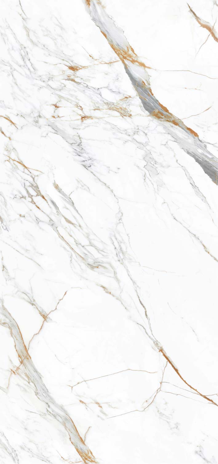 PIEDRA SINTERIZADA FISH BELLY GOLD SILKY MATT 120X270cm 9MM