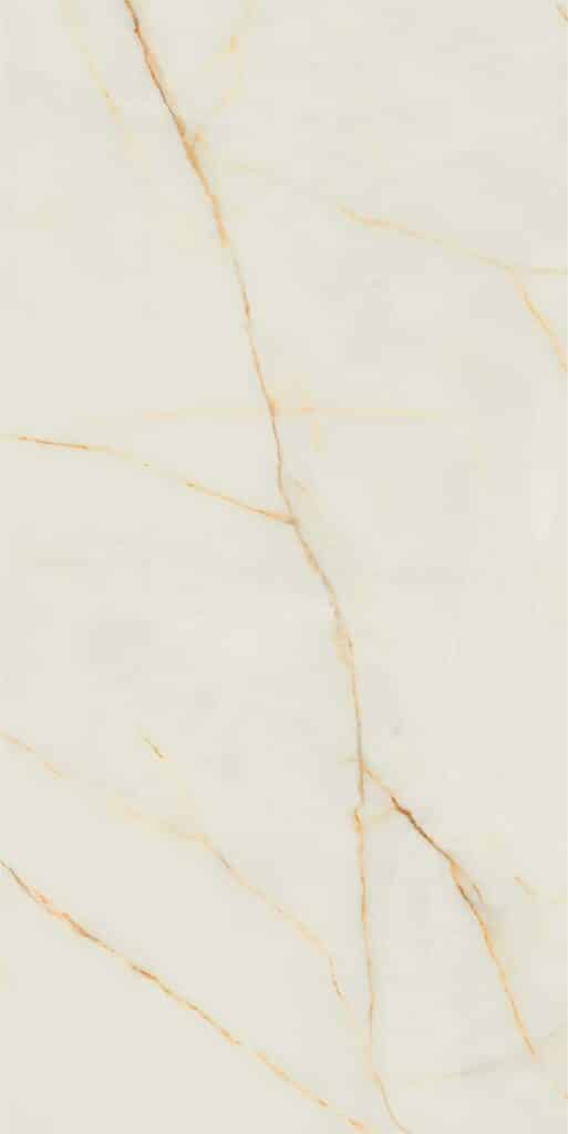 PIEDRA SINTERIZADA DIAMOND CRISTALLO GOLD CARESS 162X324cm 12.5 MM