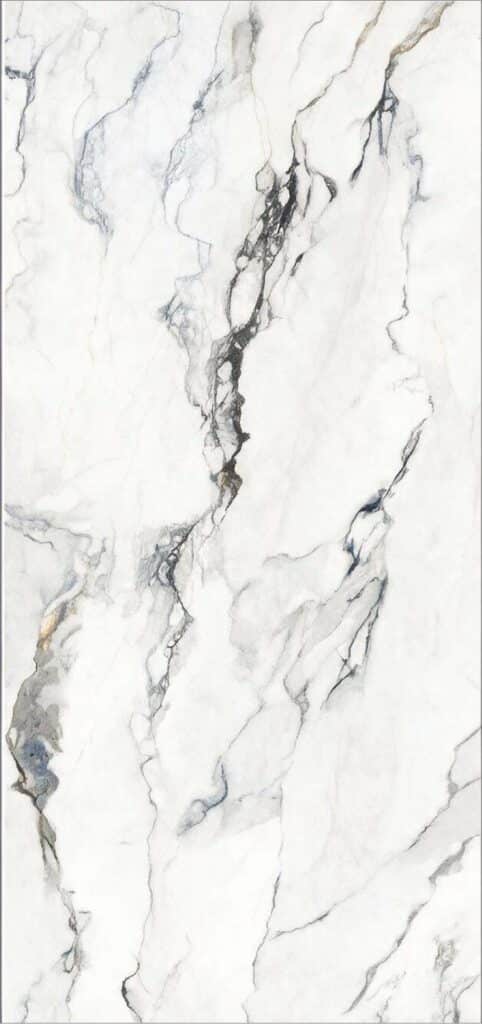 PIEDRA SINTERIZADA BIGASO WHITE SILKY MATT 120X270cm 9MM
