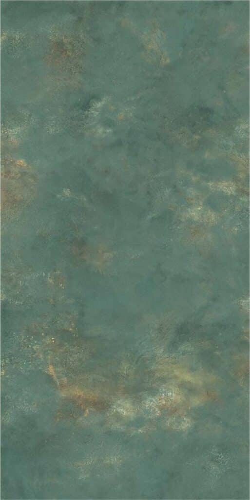 PIEDRA SINTERIZADA VOLCANIC GREEN STARLIGHT GRANULE 160X320cm 12 MM